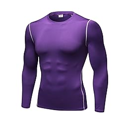Men's Athletic Compression Shirts Long Sleeve Cool