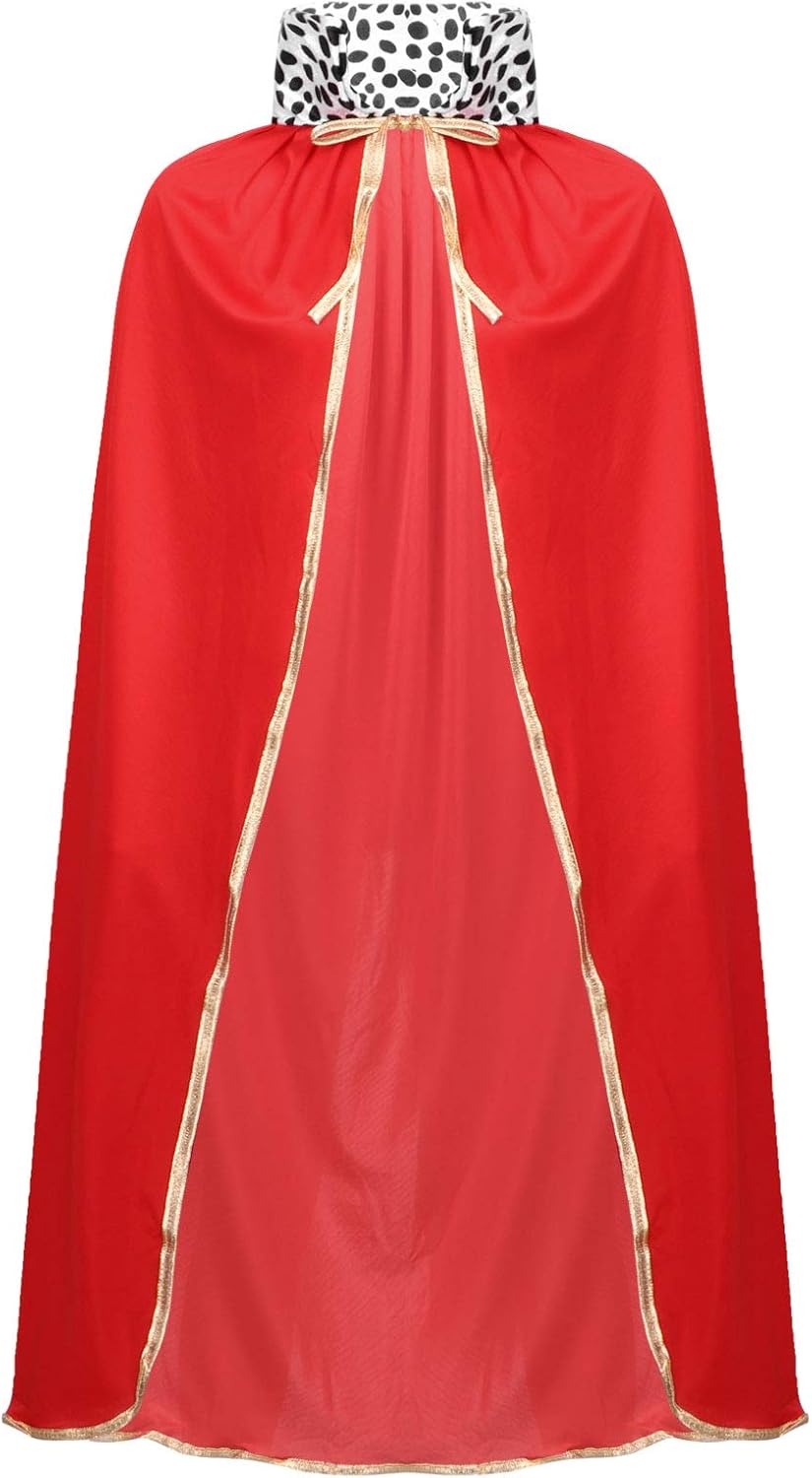 Hularka Unisex Adult King Robe Queen Long Cloak Halloween