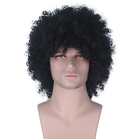 Buy Miss U Hair Synthetic Afro Kinky Curly Short Wig Men Boy Black