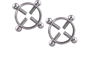 Acekiily Stainless Steel Nipple Chain Clip Non-Piercing Adjustable Body Clips Jewelry Gift For Women