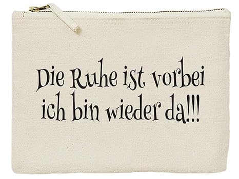 Klamottenkiste24 Kosmetiktasche Mit Spruchverschiedene