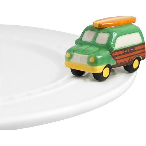 Nora Fleming Hand-Painted Mini: Surf's Up (Woody Wagon) A127