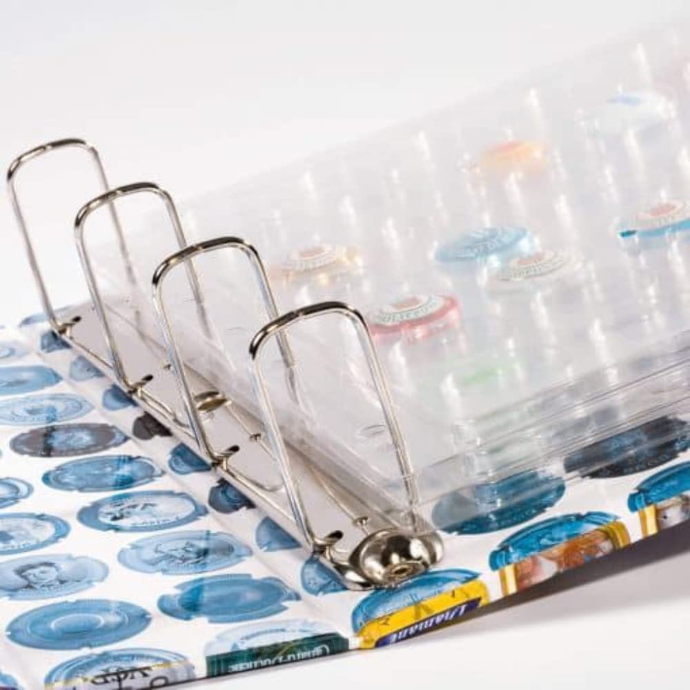 Leuchtturm1917 ENCAP plastic sleeves champagne and bottle caps 42 pieces Transparent