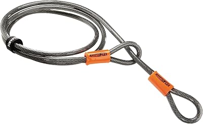 Kryptonite KryptoFlex Security Cable 7 ft Braided Steel Lock Cable 10mm