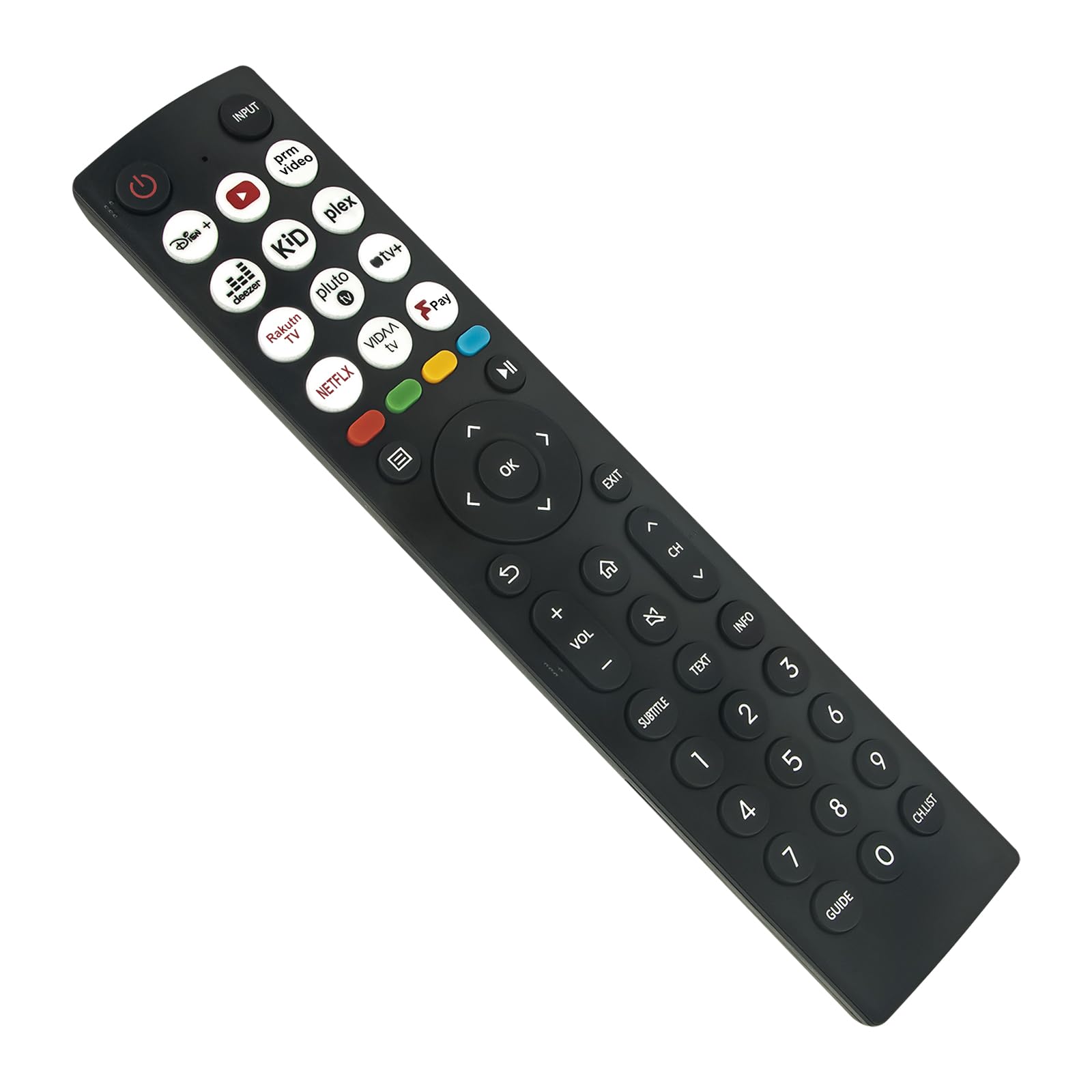 AULCMEET EN2N36H Replacement Remote Control Fit For Hisense TV Hisense U8H QLED Smart LED TV ERF6B64H ERF3B86H 32A4KTUK 32A5KQTUK 32E4KTUK 40A4KTUK 40A5KQTUK 40E4KTUK 65U7HQTUK 55U7HQTUK 55A85HTUK