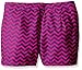 Kanu Surf Girls' Sassy UPF 50+ Quick Dry Beach Coverup Boardshort, Alexa Purple Chevron, Large (6)