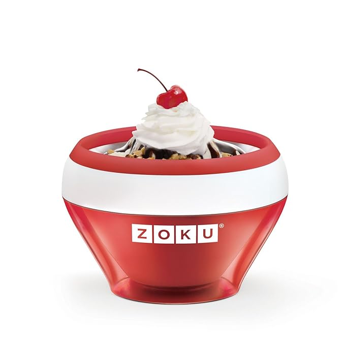 title=Zoku- ICE CREAM MAKER per Gelati e Sorbetti ROSSO