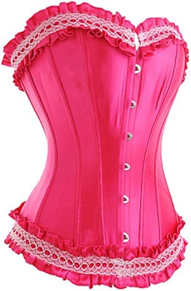 hot pink corset top