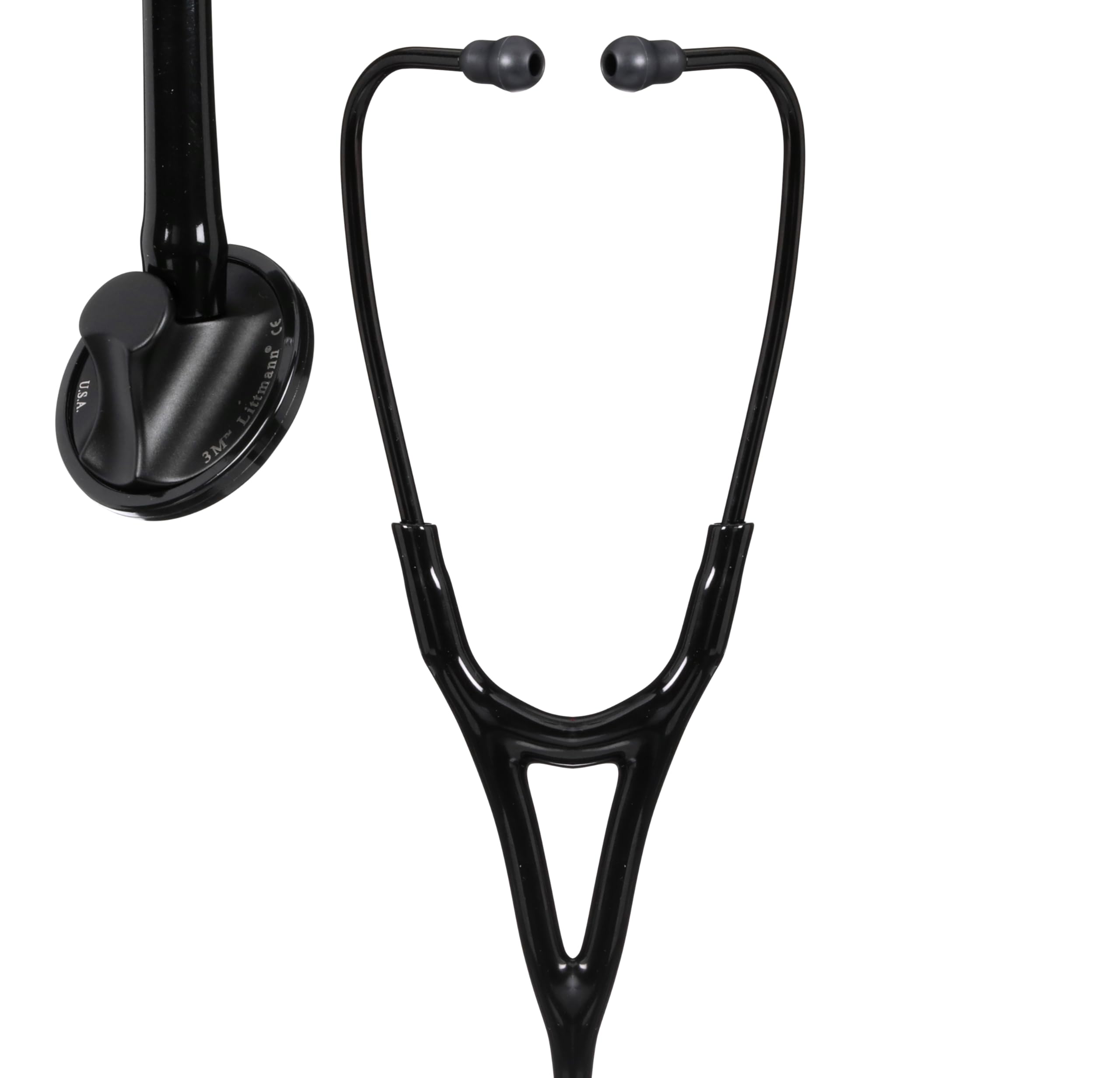3M Littmann Master Cardiology Stethoscope, 2161, Stainless Steel Black-Finish Chestpiece, 27