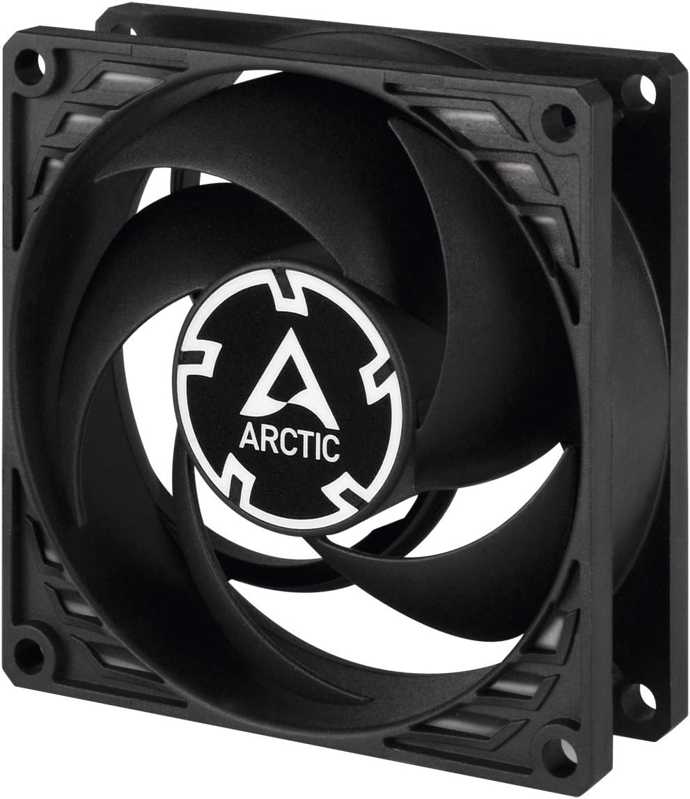 ARCTIC P8 Silent 80mm PC Fan 1600 RPM High Static Pressure Black