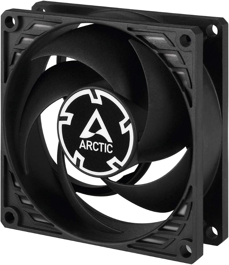ARCTIC P8 Silent 80mm PC Fan 1600 RPM High Static Pressure Black