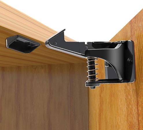 kitchen cabinet safety latches