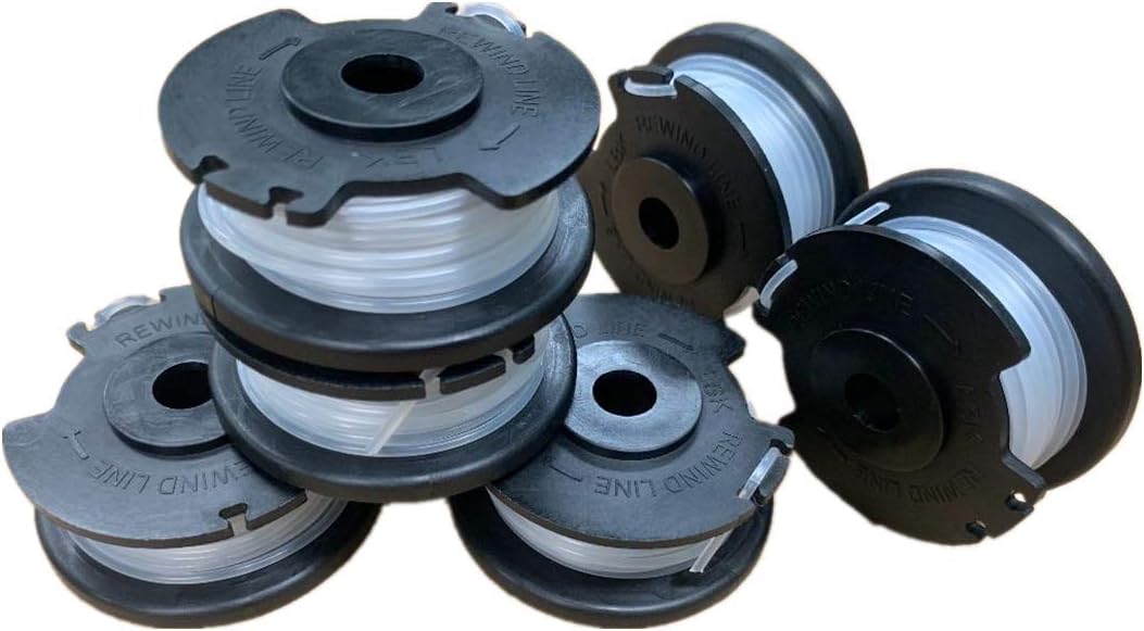 LBK 0.065" Replacement Trimmer Spool for Hyper Tough, Compatible with HT-19-401-003-06 & HT-19-401-003-07, 6 Pack