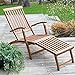 Coral Coast Dorado Acacia Steamer Deck Lounge Chair