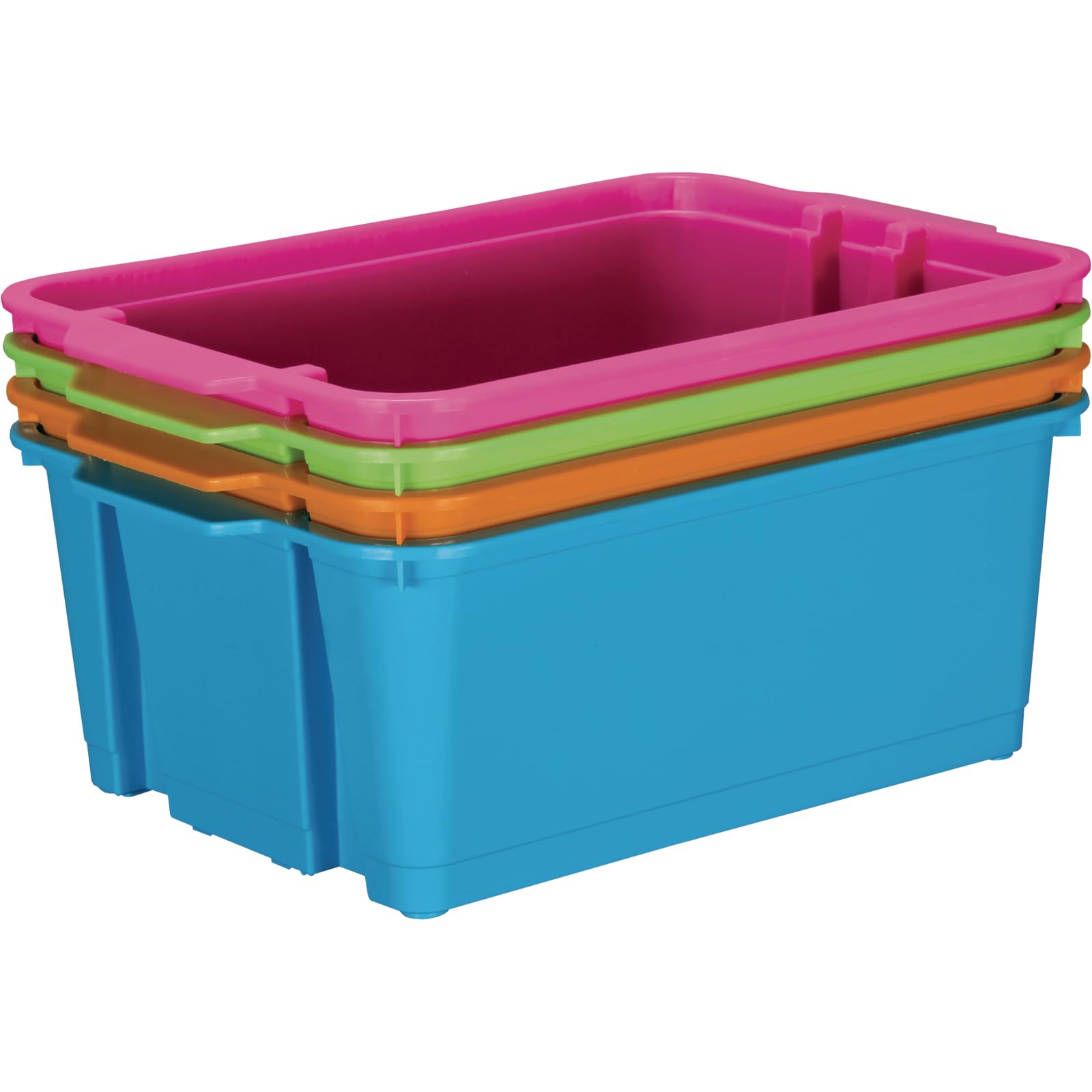 Photo 1 of ***ONLY 1*** SIMILAR PRODUCT*** Classroom Stacking Bins - pink