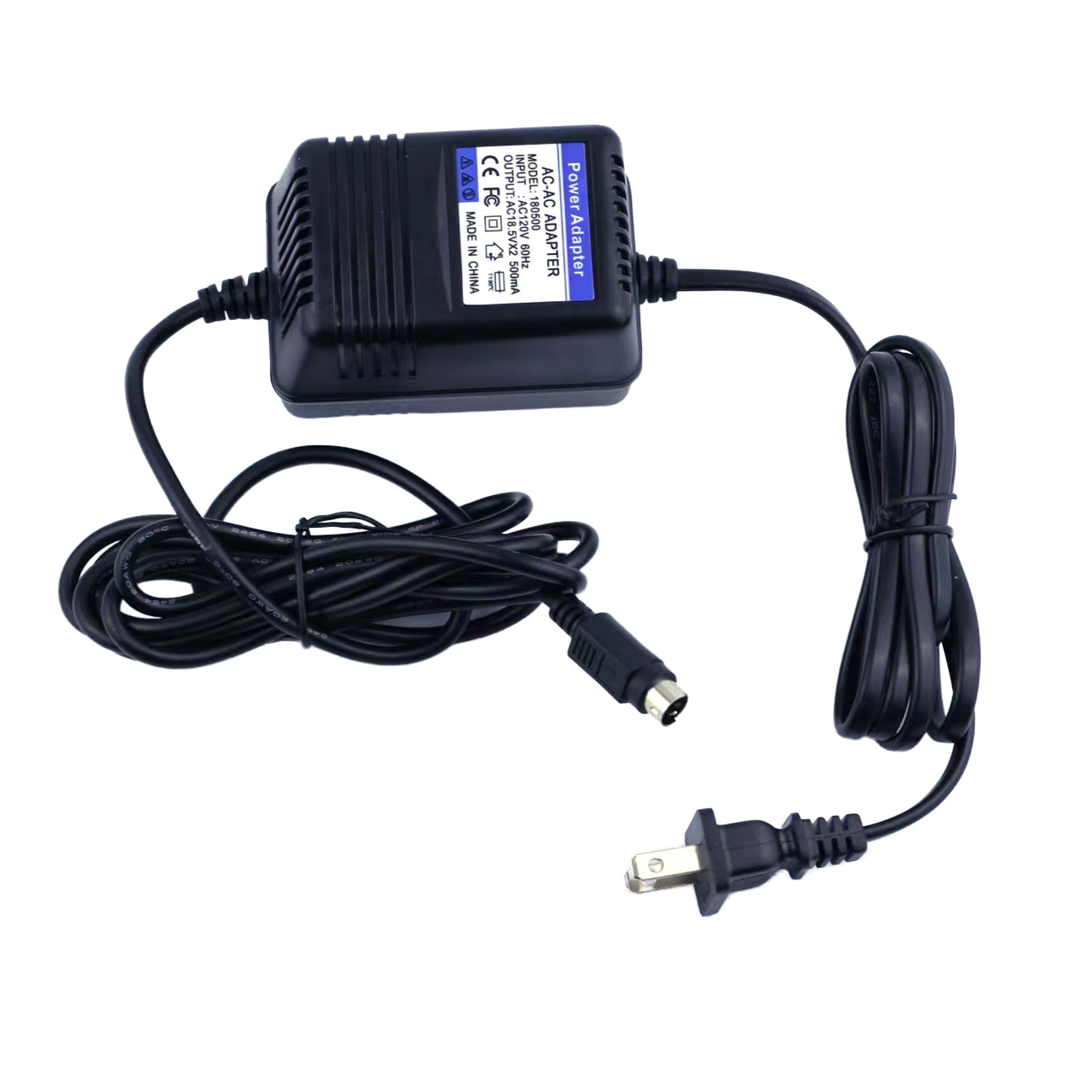 Photo 1 of 18.5V AC Power Adapter Replacement for Behringer Mixers - Compatible with Xenyx 502/802/1002/Q502USB/QX1202USB/Q1002USB, UB1002, PSV3UL, MXV L3, MX602A, Eurorack FX-18B-MP3 Mains Charger PSU