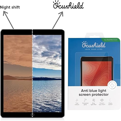 Ocushield Anti Blue Light Tempered Glass Screen Protector for