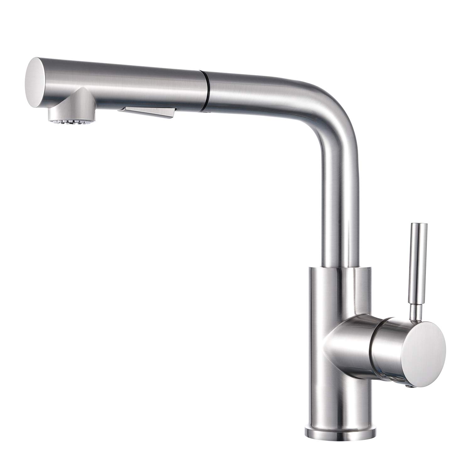 Hapilife-Grifo-Cocina-Extraible-Multifuncional-Grifo-Monomando-para-Fregadero-Grifo-con-Cano-Giratorio-Alto-Cromado