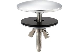 XNTONG - 2-Inch Faucet Hole Cover, Sink Hole Cover, Solid Brass Chrome-Plated Kitchen Sink Tap Hole Plate Stopper Cover for Home Kitchen and Bathroom, Kitchen Sink Hole Covers (Silver)