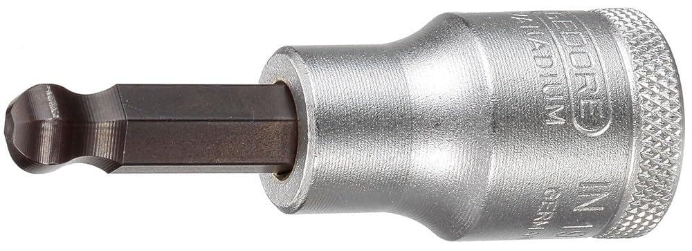 Gedore IN19K10 1/2 10 x 60 mm 6 Hex Screws Screwdriver Bit Socket - Silver