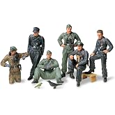 Tamiya Models German Tank Crew at Rest Model Kit