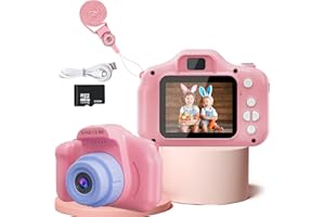 NINE CUBE Kids Camera, Toys Camera for Boys,Christmas Birthday Gifts for Girls Age 3 4 5 6 7, Toddler Camera 3 Year Old, Kids Digital Camera for Girls with 32GB SD Card