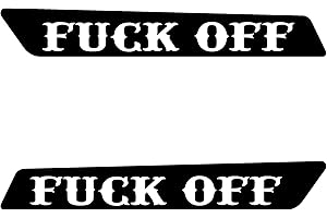Kustom Cycle Parts Fuck Off Saddlebag Inserts! Sold in pairs. Fits Harley Davidson Touring Models. Street Glides Road Glides Road King Ultra Eletra Glide. Made in USA (2014 and Newer Touring)