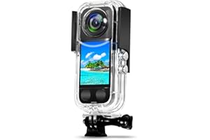 SRUIM Waterproof Housing Case for Insta360 ONE X3, Underwater Dive Protective Shell 40M (131ft) with Bracket Accessories