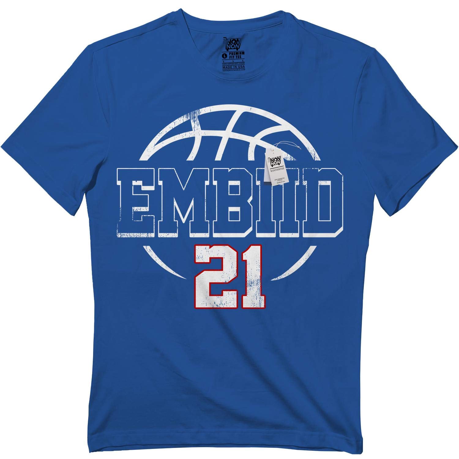 Embiid 21 Philadelphia Basketball Joel For T Shirt | Kitilan