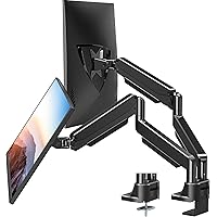 MOUNT PRO Dual Monitor Stand Fits Max 42 Inch Computer Screen, Heavy Duty Premium Monitor Mount for 2 Monitors, Each Arm Hold