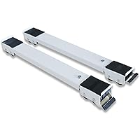 Adjustable Mobile Washing Machine Stand, Refrigerator Base, Two, with Lock, Firm, Non-Slip, Wheeled, Suitable for The…