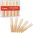 CeMeow Alto Saxophone Reeds 3.0, Professional Alto Sax Reeds 10Pack with Plastic Box, Thinner Reed Tip Advanced Cutting Technology for Saxophone Beginner and Player