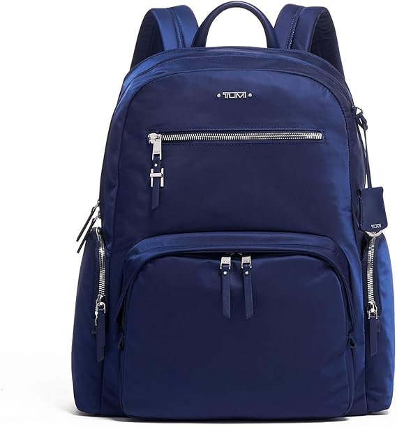 Amazon Co Jp Tumi Voyageur Carsonラップトップバックパック 女性用15インチコンピューターバッグ 群青 服 ファッション小物