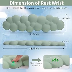 DHUJBFF Keyboard Cloud Wrist Rest, Memory Foam