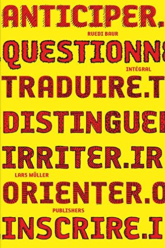 Ruedi Baur Integral (French Edition) by Ruedi Baur
