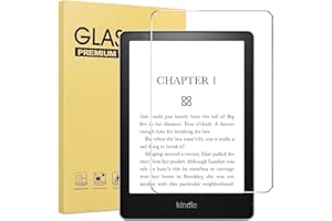 Uioeua (1 Pack Designed for Kindle 6-inch (11th/10th Generation, 2024/2022/2019) / Kindle E-Reader Tempered Glass High Definition Screen Protector, Anti Scratch, Bubble Free