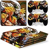 FriendlyTomato PS4 Pro Console and DualShock 4 Controller Skin Set - DBZ - PlayStation 4 Pro Vinyl