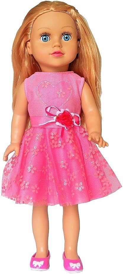 Rifi American Living Style Girls Doll, 18 inches Dolls for Age 5+, Smile Blink Eyes, Movable Limbs, Stand Up, Changeable Clothes (Anna)