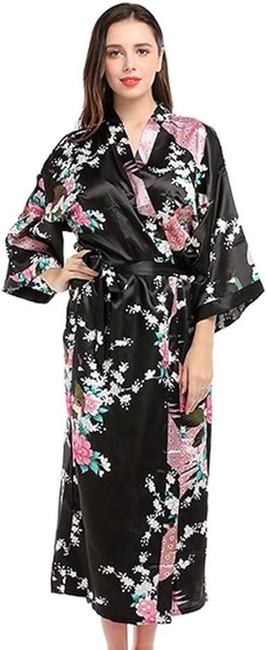 amazon women's long dressing gowns