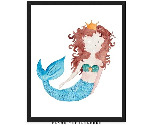 mermaid nursery wall art