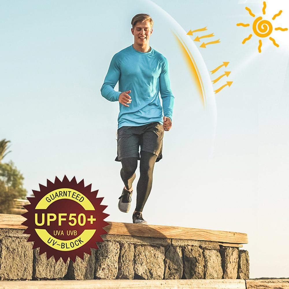 Willit Men's UPF 50+ Sun Protection Hoodie Shirt Long Sleeve SPF Fishing Outdoor UV Shirt Hiking Lightweight: Clothing