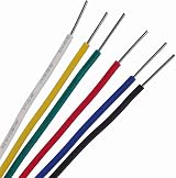 TUOFENG 26 AWG Solid Hook-Up Wire 6 Colors 33ft Each 10m PVC Tin Copper view 5