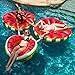 U.S. Pool Supply Giant 5 Foot Inflatable Watermelon Slice Pool Float - Fun Kids Swim Party Toy - Summer Pool Lounge Raft