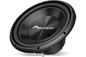 PIONEER TS-A120D4 A Series 12" 1500 W Max Power, Dual 4 Ohm Voice Coil, IMPP Cone, Rubber Surround - Component Subwoofer, Bla