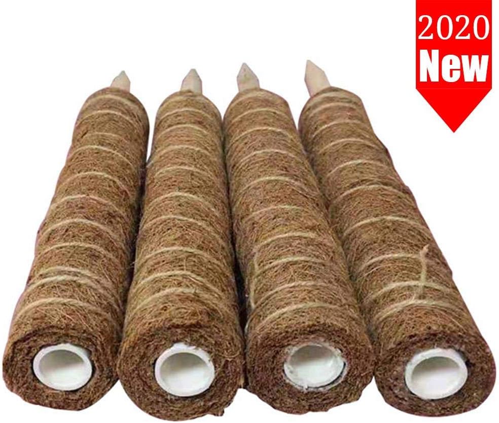 LLDWORK Coconut Coco Poles Climbing Plants Support Stake Pole Coir Creeper Trellis Frame for Climbing Plants Vines and Creepers