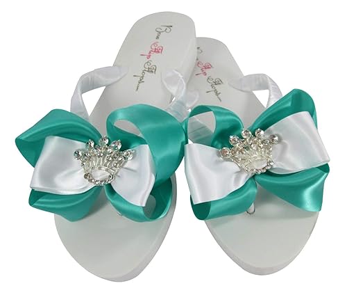 teal sandals for wedding