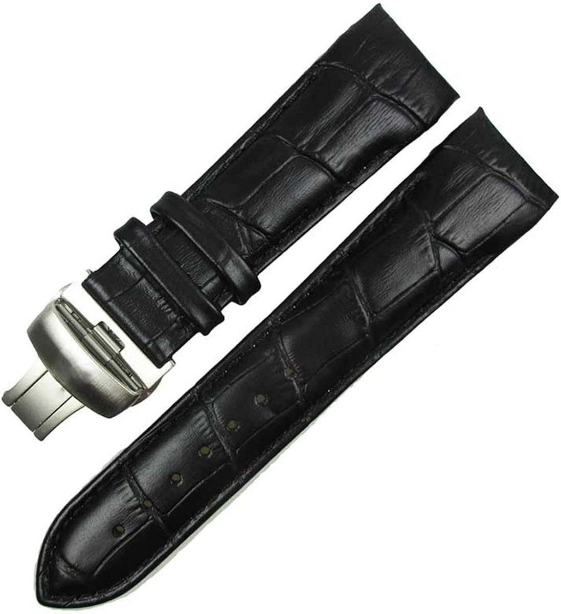 Cheap Online Wholesale Leather 19 mm Watches Band DT1029-B_K0013888