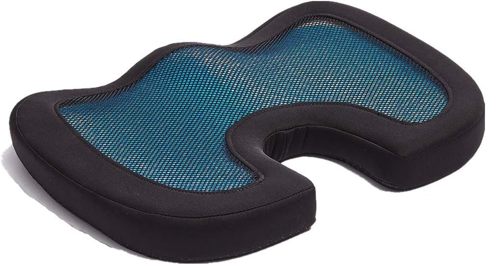 Seat Cushion for Gel Memory Foam, Orthopedic Pain Relief for The Coccyx