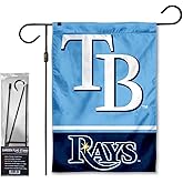 Rays Garden Flag with Stand Holder Flagpole