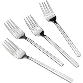 Saedy 12 Piece Dessert Forks, Stainless Steel Salad Fork Set